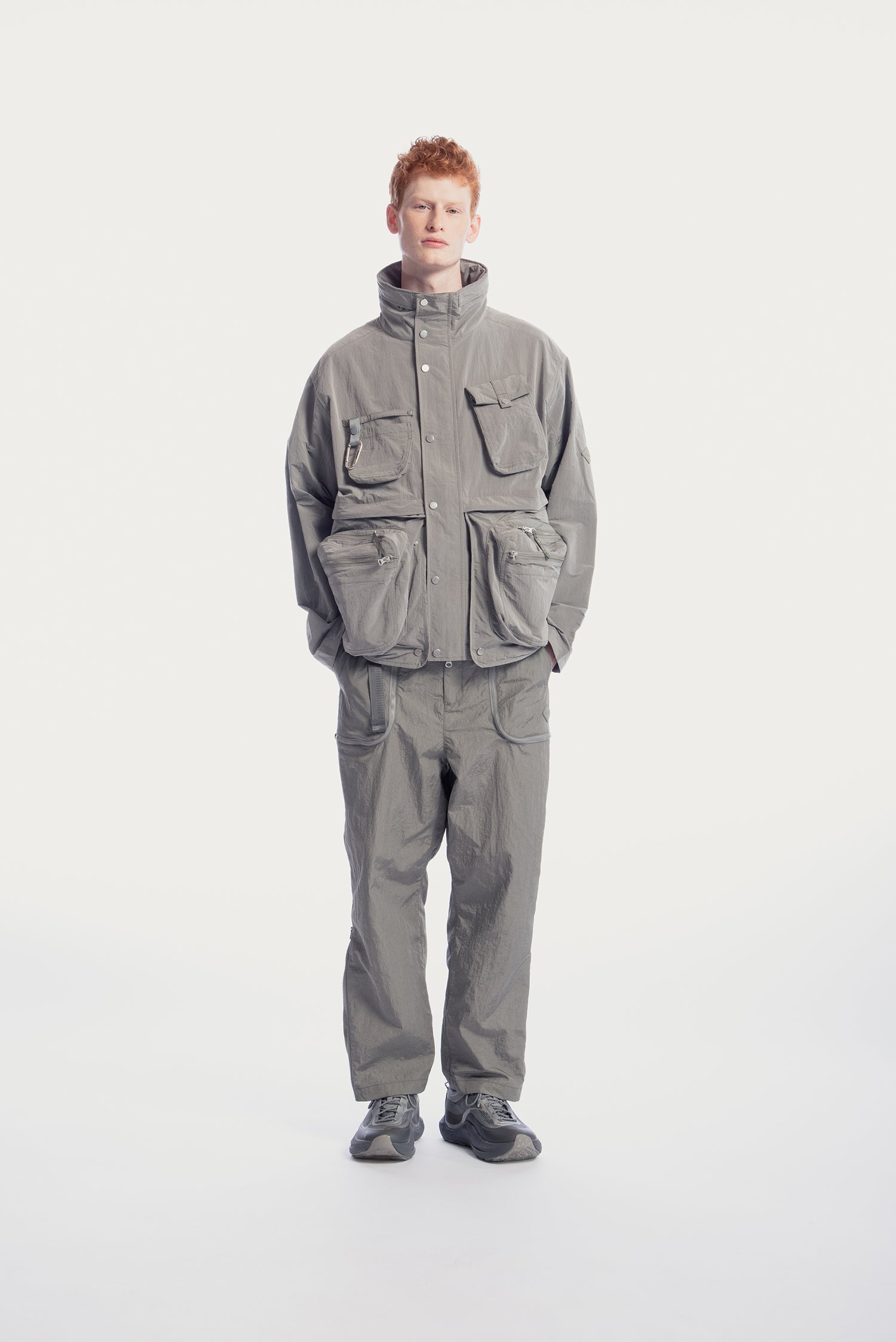 UNISEX ZIPPER POCKETS PANTS