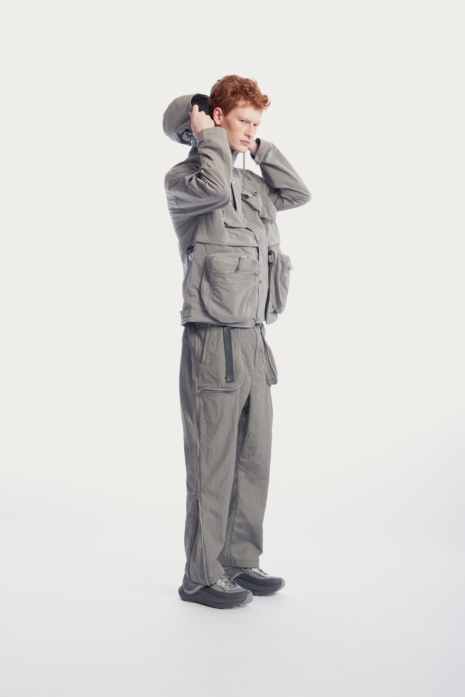 UNISEX ZIPPER POCKETS PANTS