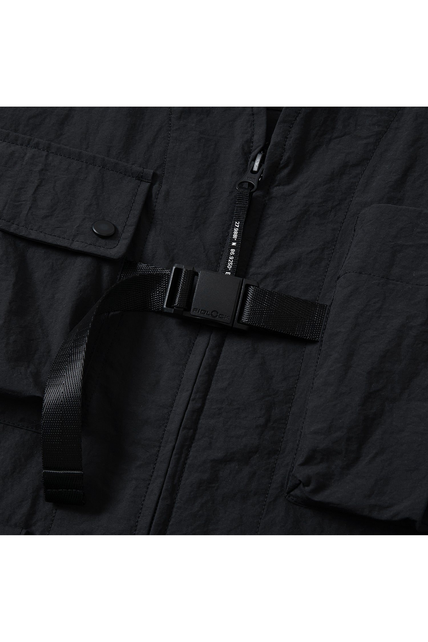 UNISEX V-NECK 3D POCKETS JACKET