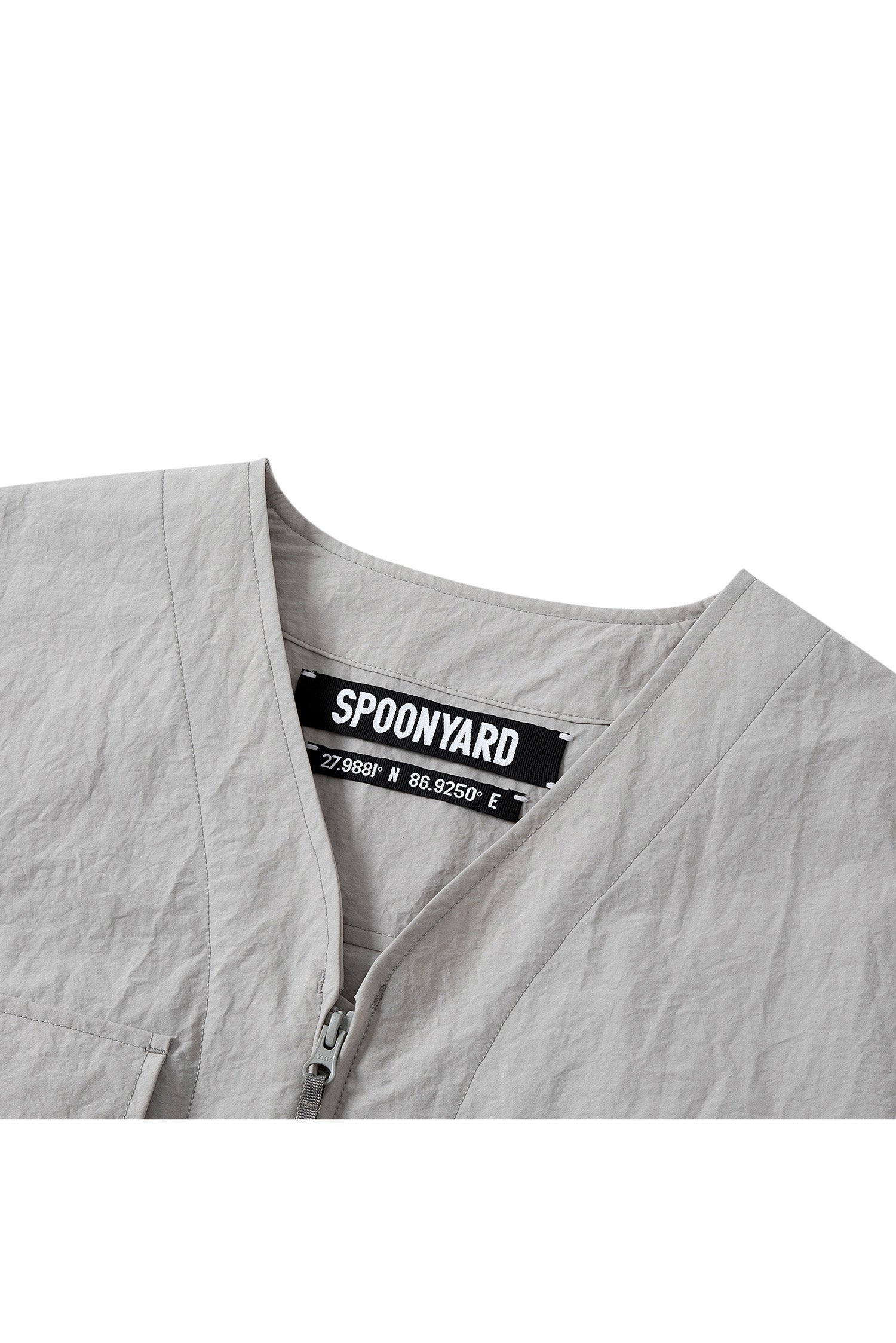 UNISEX V-NECK 3D POCKETS JACKET