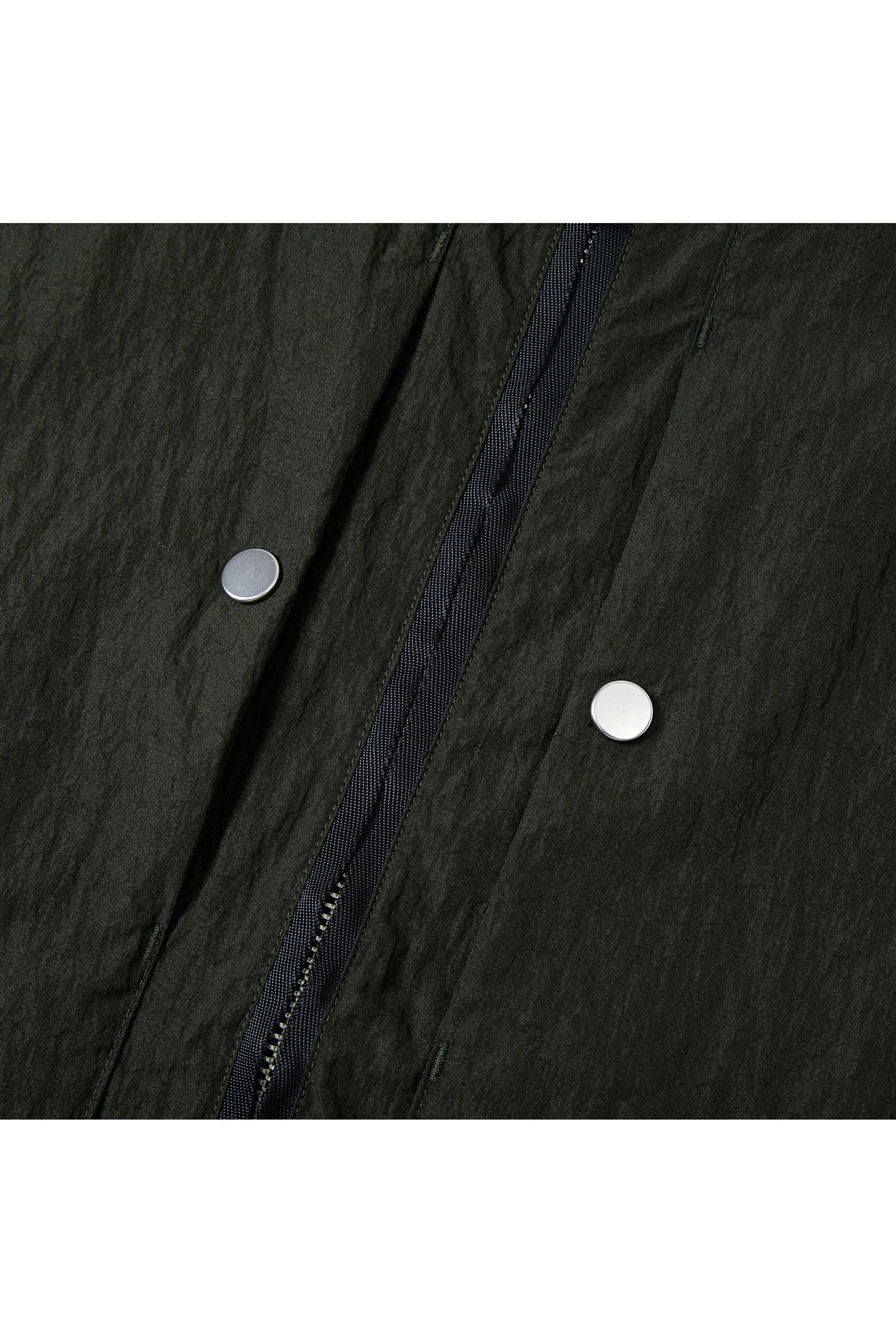 UNISEX ZIP-UP POCKET S/S SHIRT