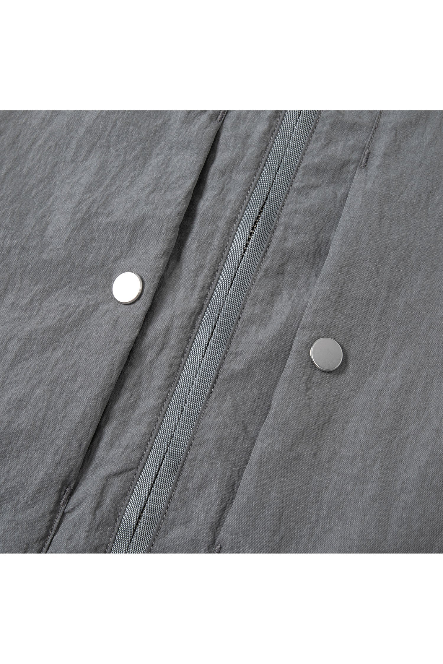 UNISEX ZIP-UP POCKET S/S SHIRT