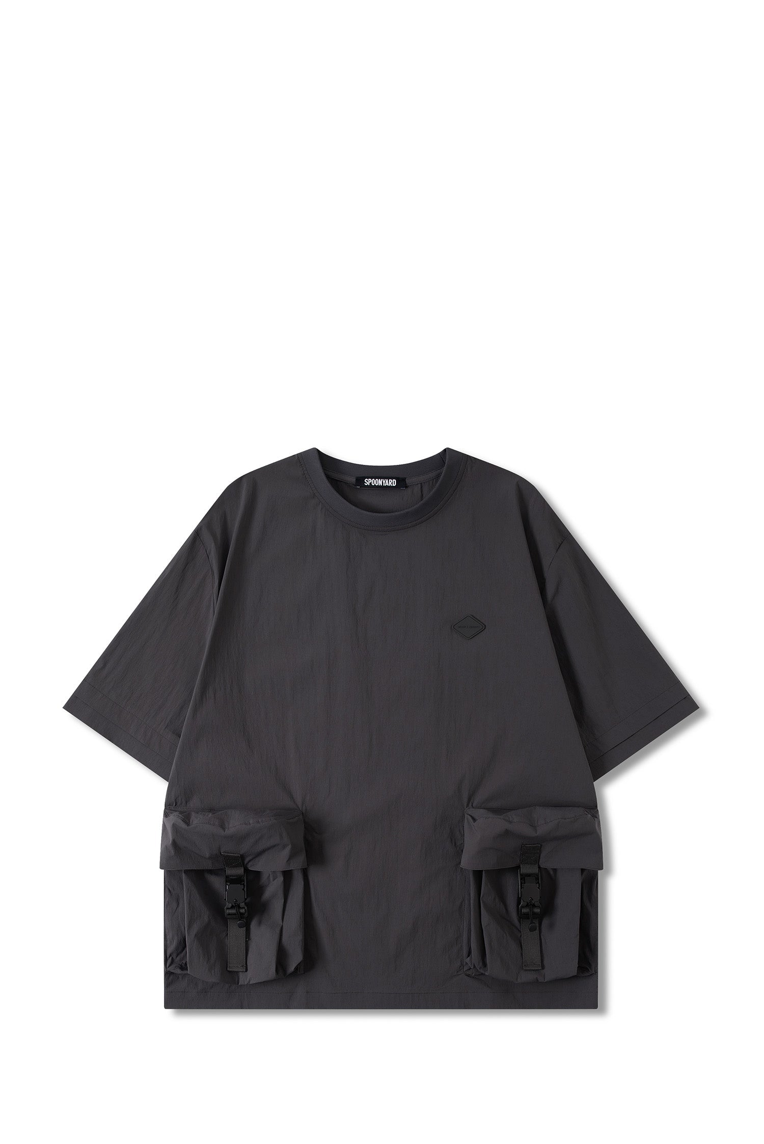 UNISEX BIG MILITARY POCKET WOVEN TEE