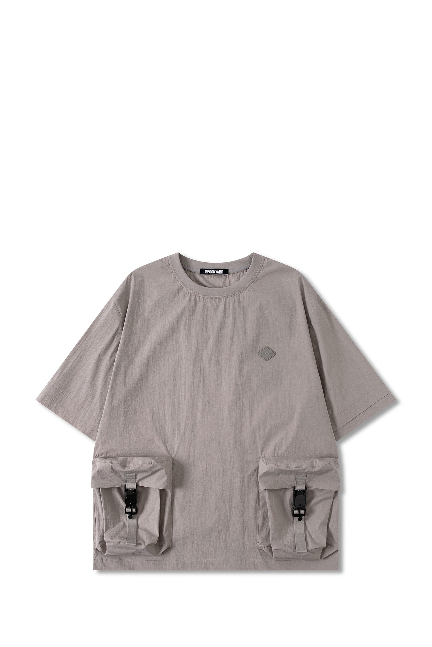 UNISEX BIG MILITARY POCKET WOVEN TEE